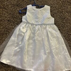 Elegant White Kids Dress